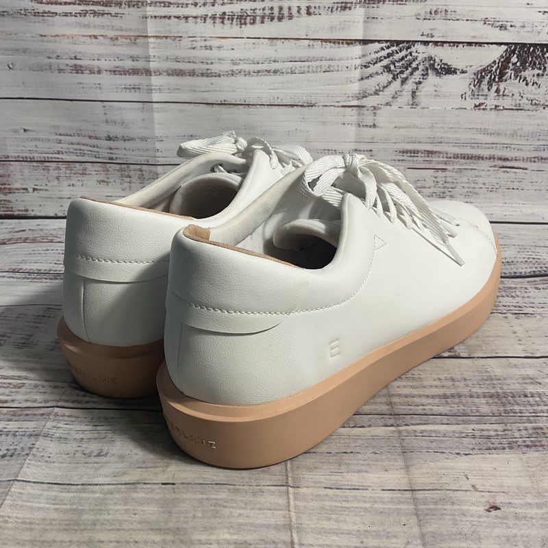 Everlane Releather White Gum Tennis Sneaker Men's 11 US/ Women's 13 US