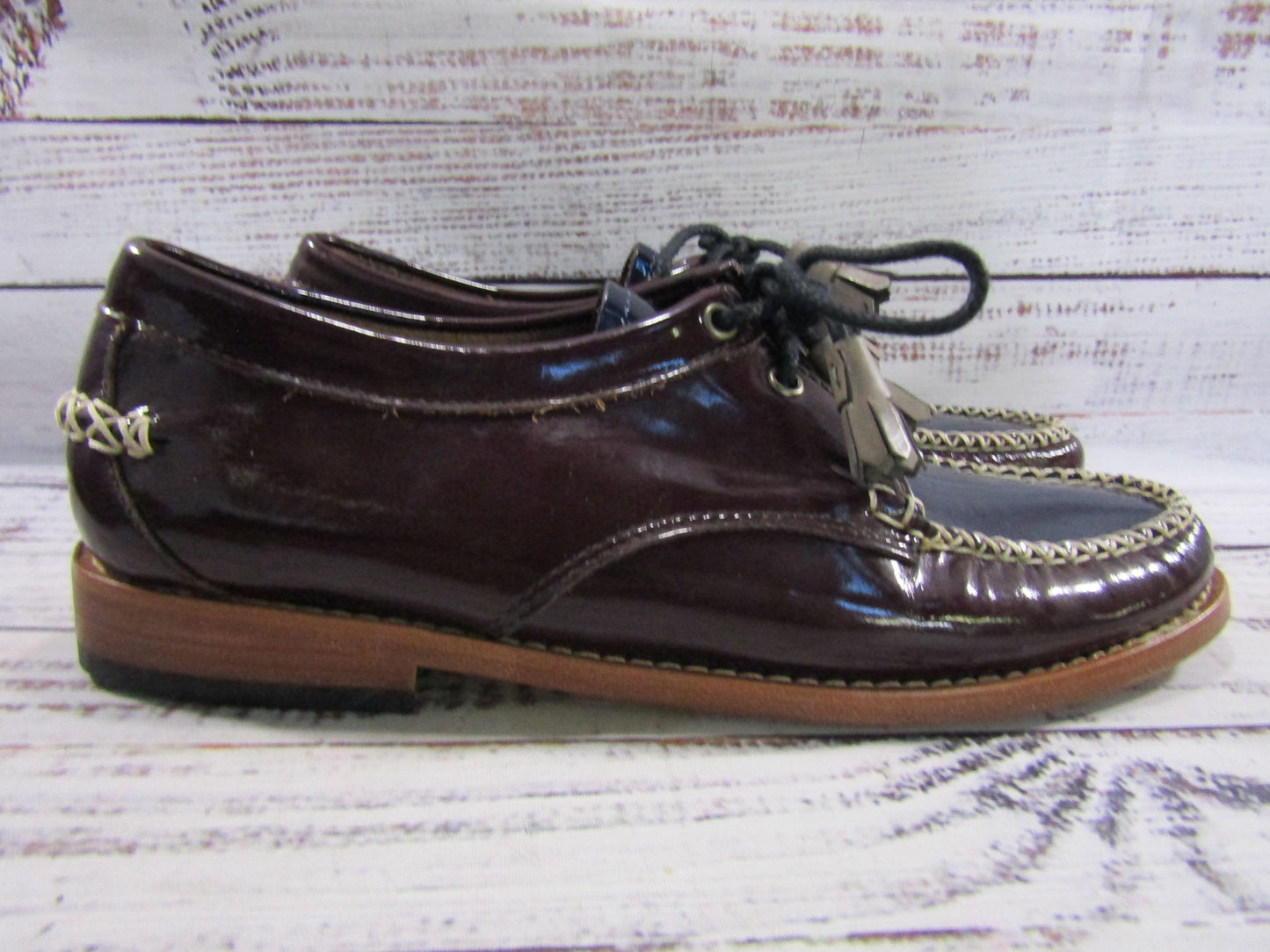 G.H. Bass & Co. Weejuns Winnie Women's Patent Leather Shoes Size 7.5