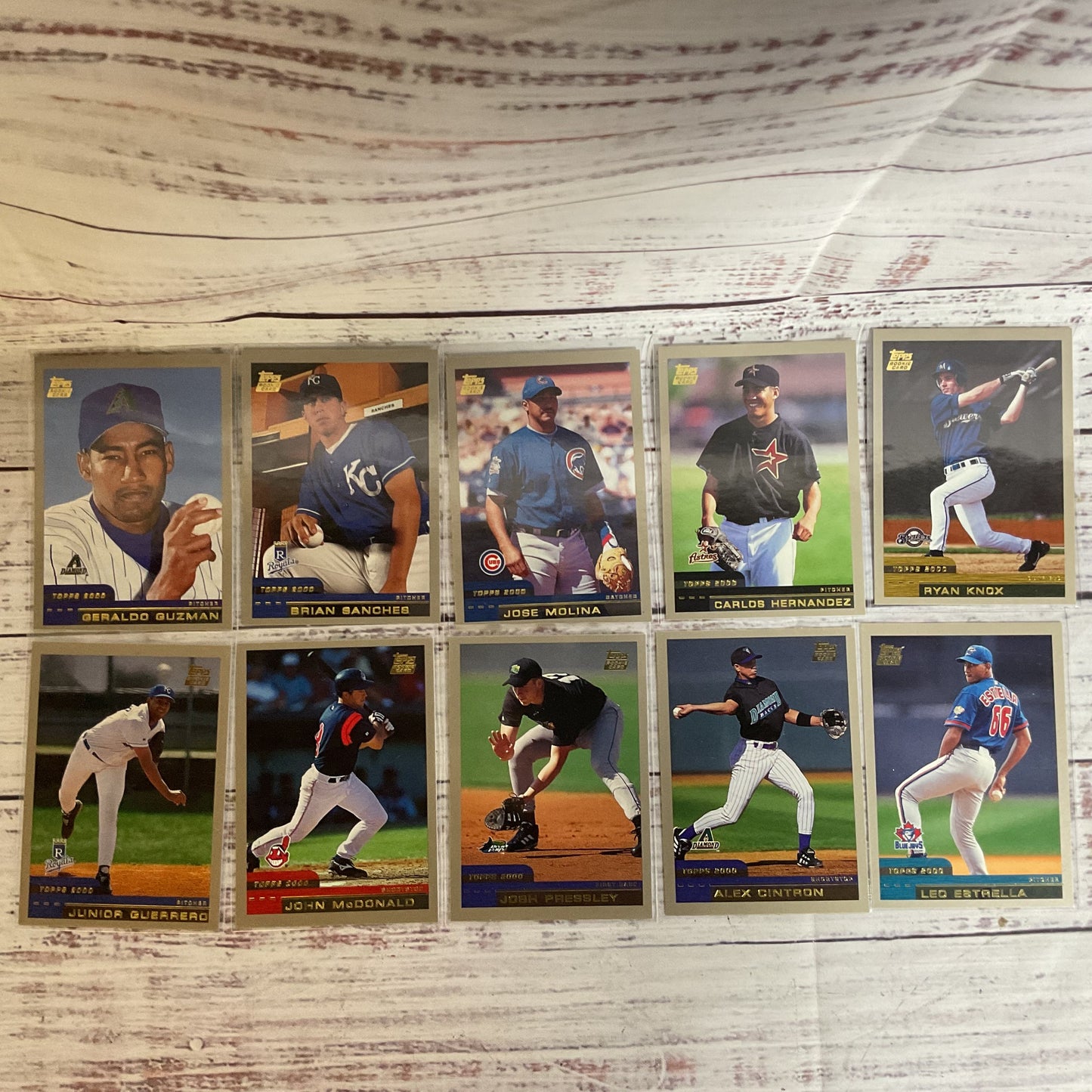 Set of 99 TOPPS 2000 Baseball Rookie Cards