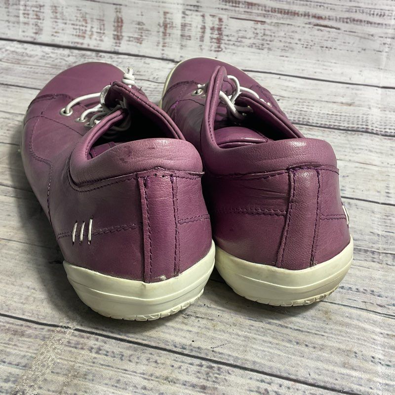 Gelato Tessa 2 Grape Purple Leather Slip On Sneaker Casual Shoe Women's 7.5 US