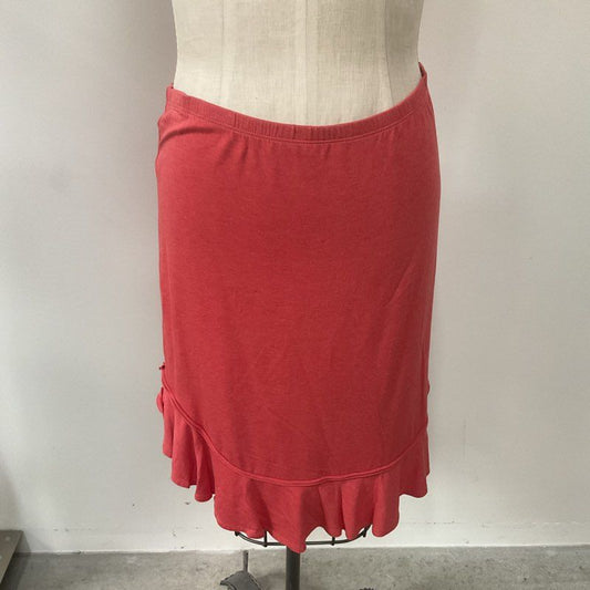 Max Studio Wrap Ruffle Style Coral Skirt - Size M New W/ Tags