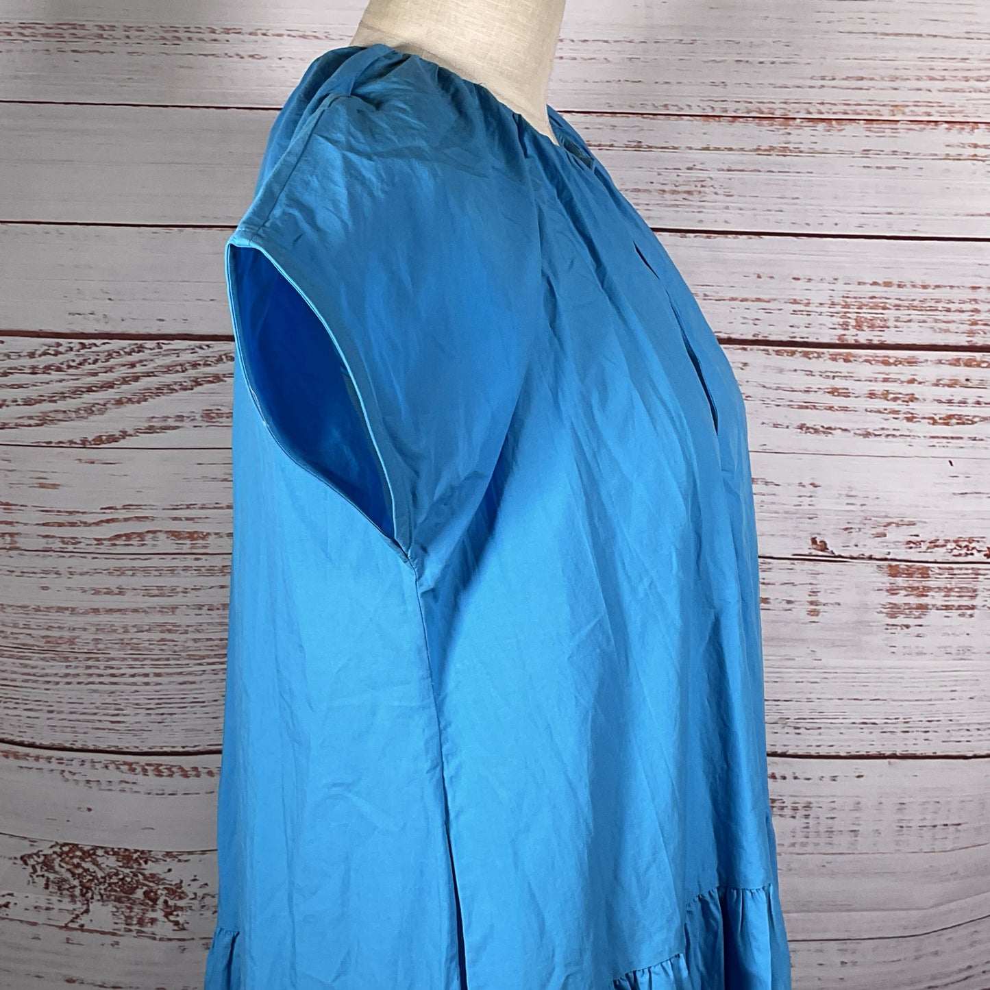 NWT COS Womens Tiered Cap Sleeve Ruffle Long Dress- SZ EUR34/ 6/8 US (OVERSIZED)