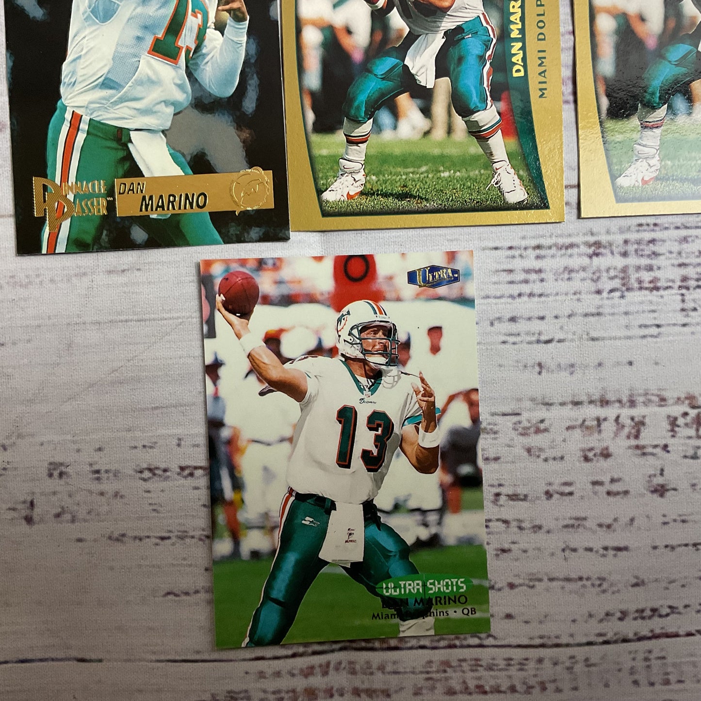 Set if 16 DAN MARINO Football Cards- Upper Deck, Fleer, Skybox, Topps, Pacific