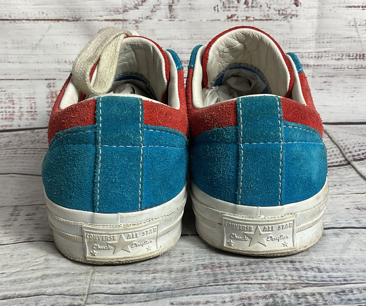 Converse Golf Le Fleur One Star Suede Sneakers Ox Molten Lava Women's 7 Men's 5