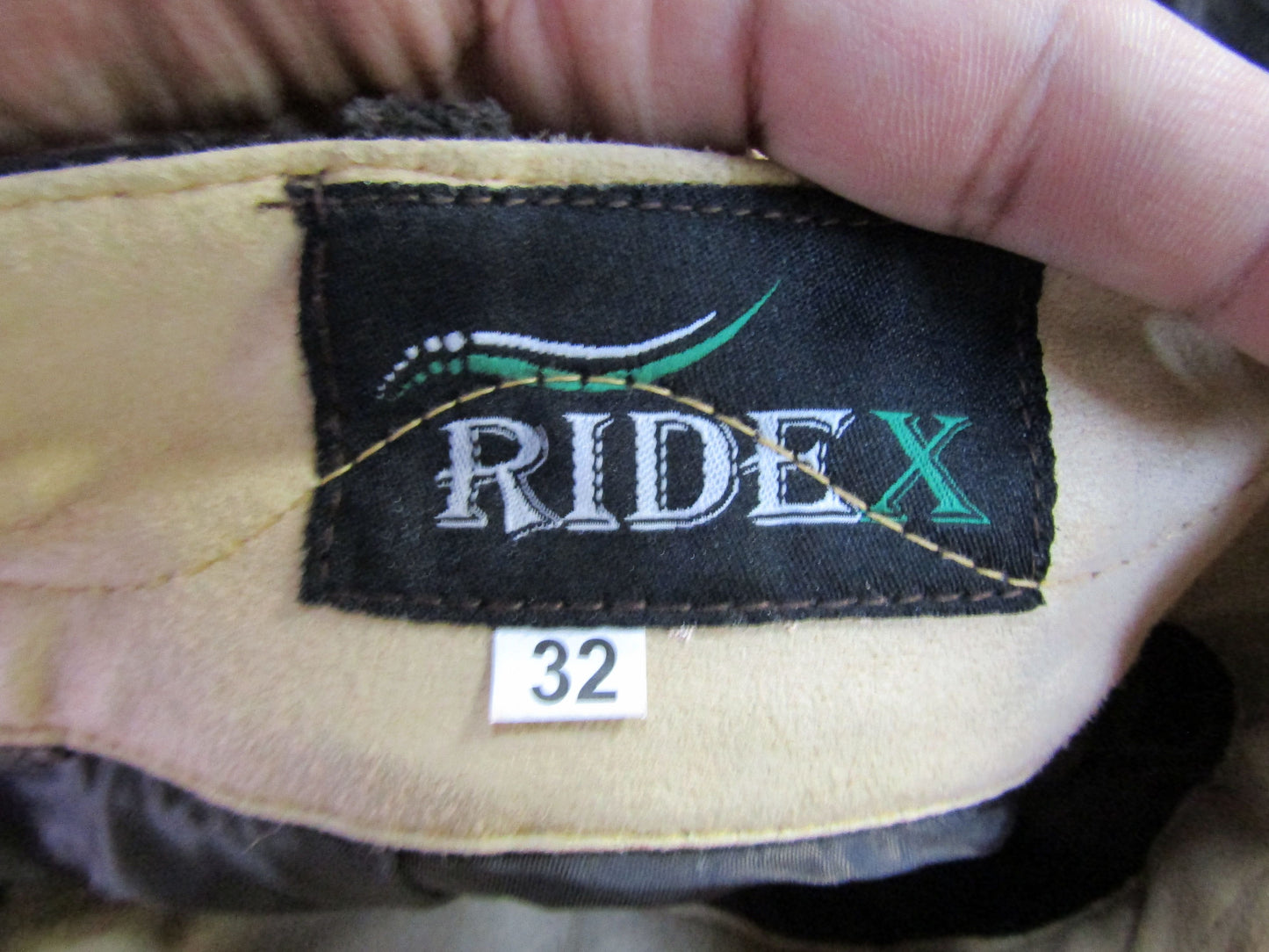 RideX Men's Brown Suede Lederhosen Shorts Size 32