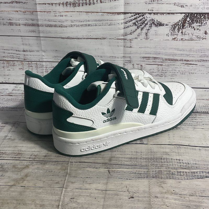 Adidas Forum Low White & Collegiate Green Athletic Shoe Men's Size 6.5