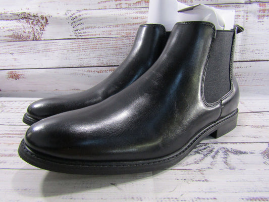 Mix No. 6 Aleder Men's Black Faux Leather Chelsea Boots Size 8.5