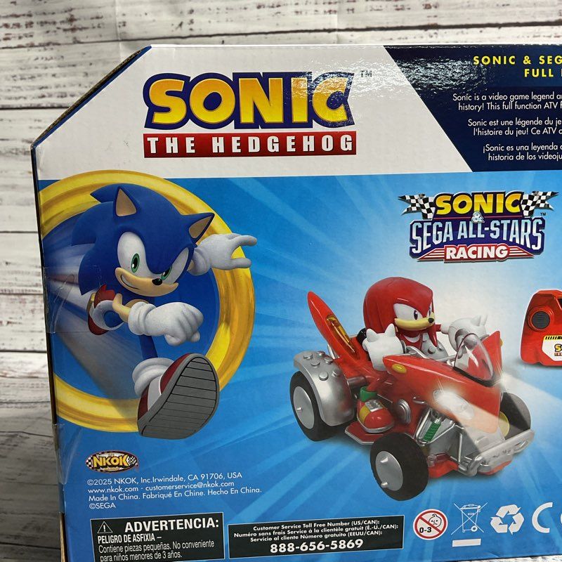 NEW Sonic The Hedgehog Sega All Stars Racing Knuckles The Echidna R/C Car