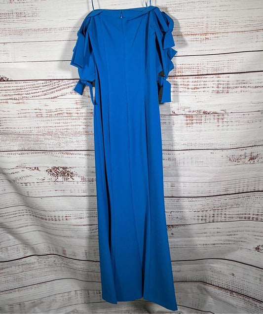 NWT Alberto Makali Electric Blue Formal Dress Size 8