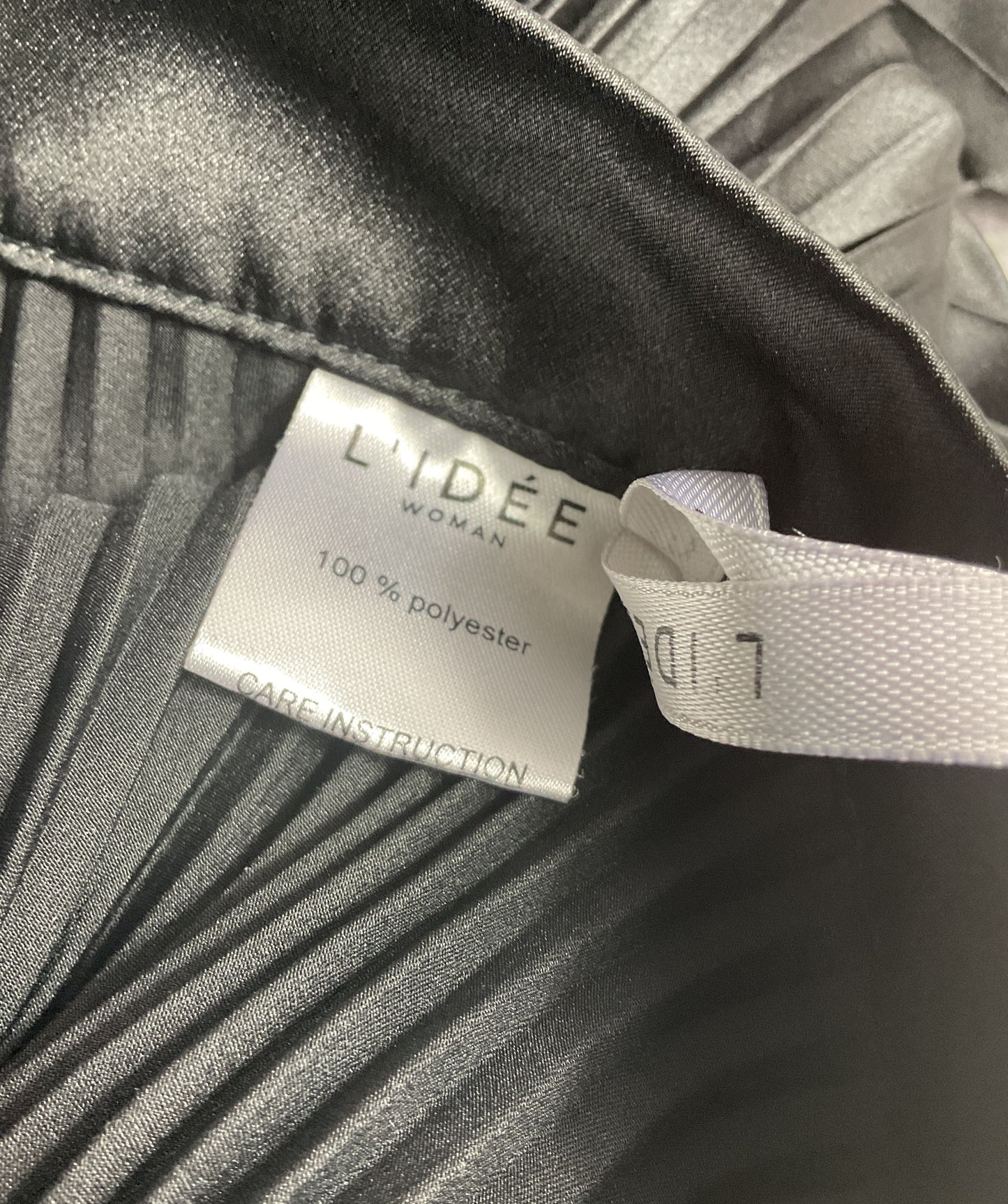L'IDÉE Bisous Pleated Pants Black 8