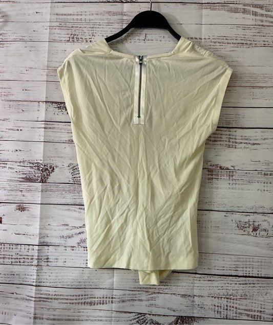 Women's Costello Tagliapietra Cream Rayon Matte Jersey Top Size XS