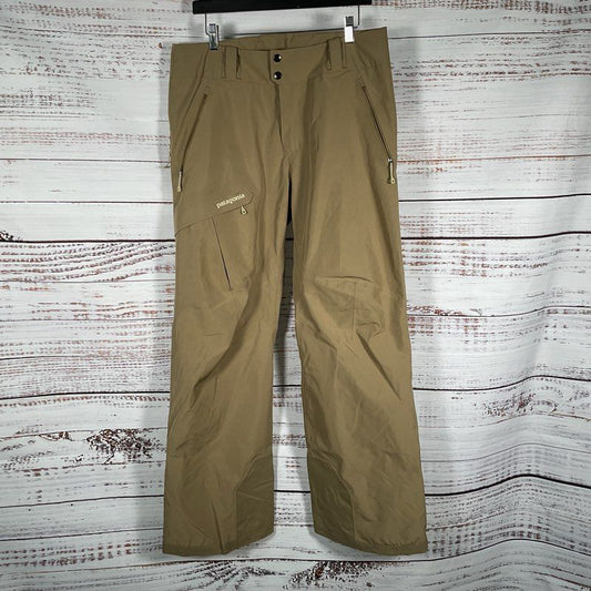 PATAGONIA Gore-Tex Recco Men's Brown Snow Pants- SZ M