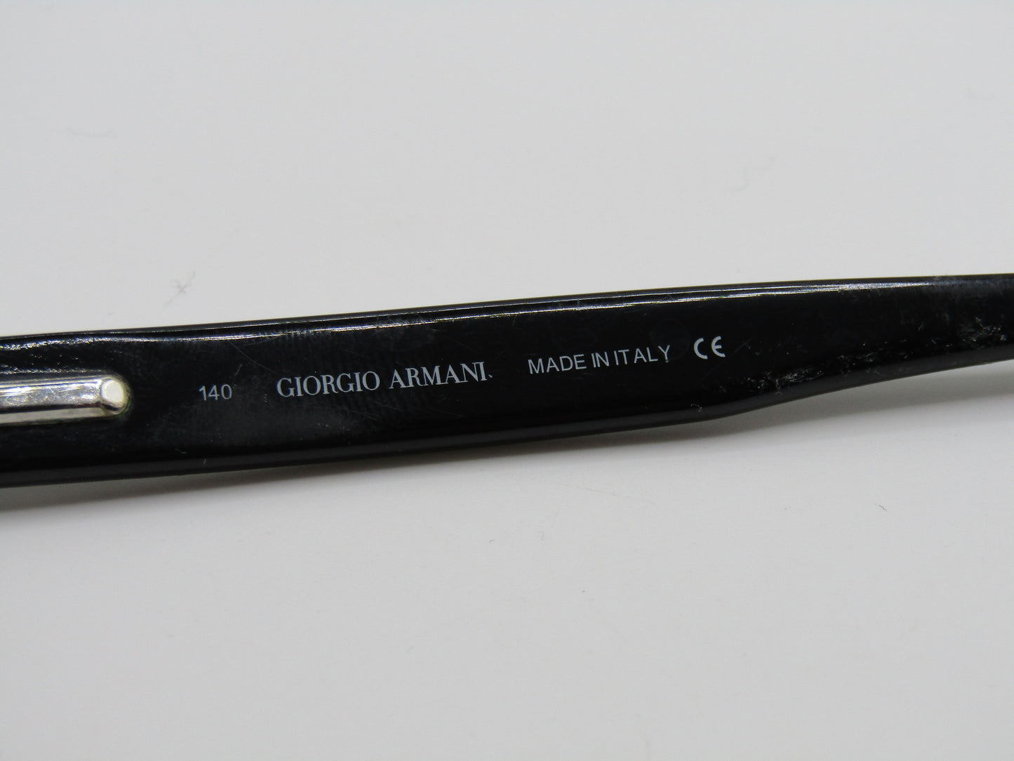 Giorgio Armani GA129 Women's Black Rectangular Eyeglasses Frame Made in Italy