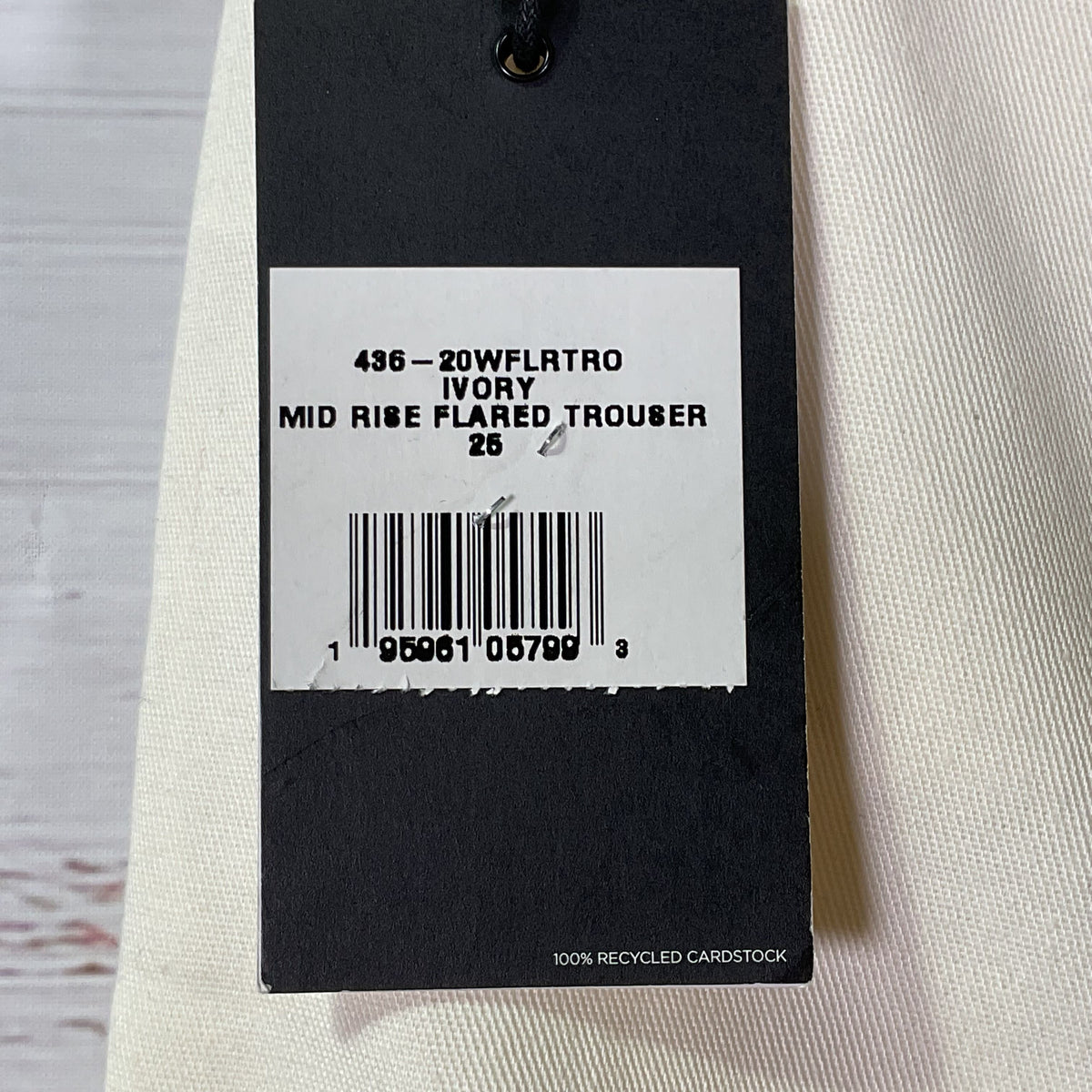 NWD RE/DONE Women's White Khaki Pants Trousers- SZ 25 (SEE DESCRIPTION)