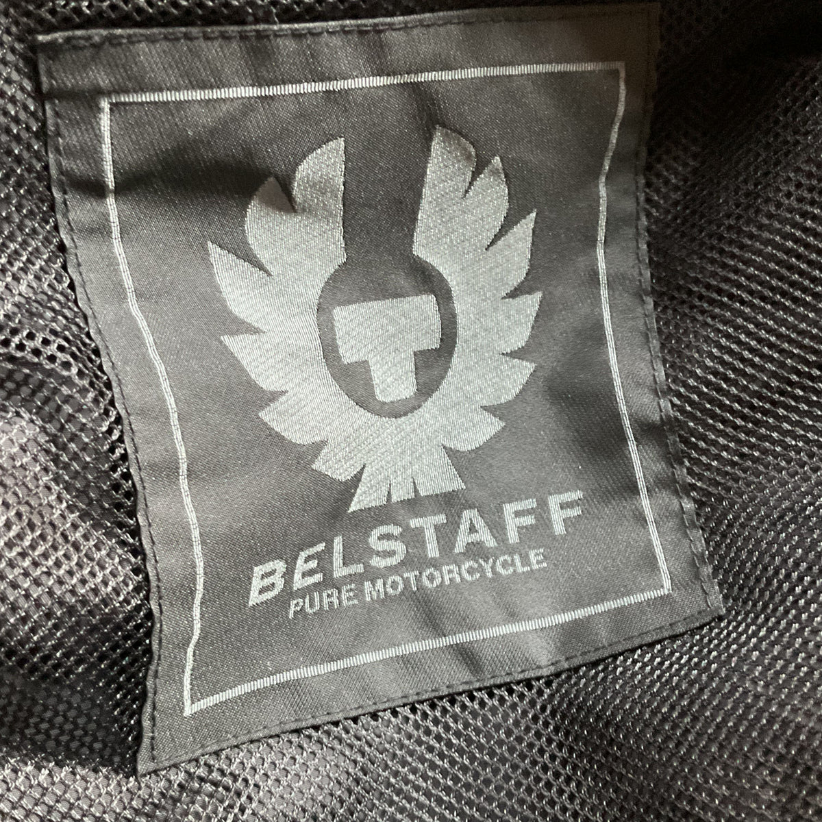 BELSTAFF Temple Men's Black Mesh Motorcycle Jacket - SZ M