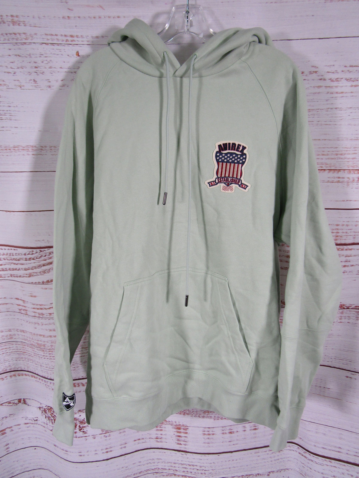 Avirex Icon Men's Seafoam Pullover Hoodie Sweater Size XL