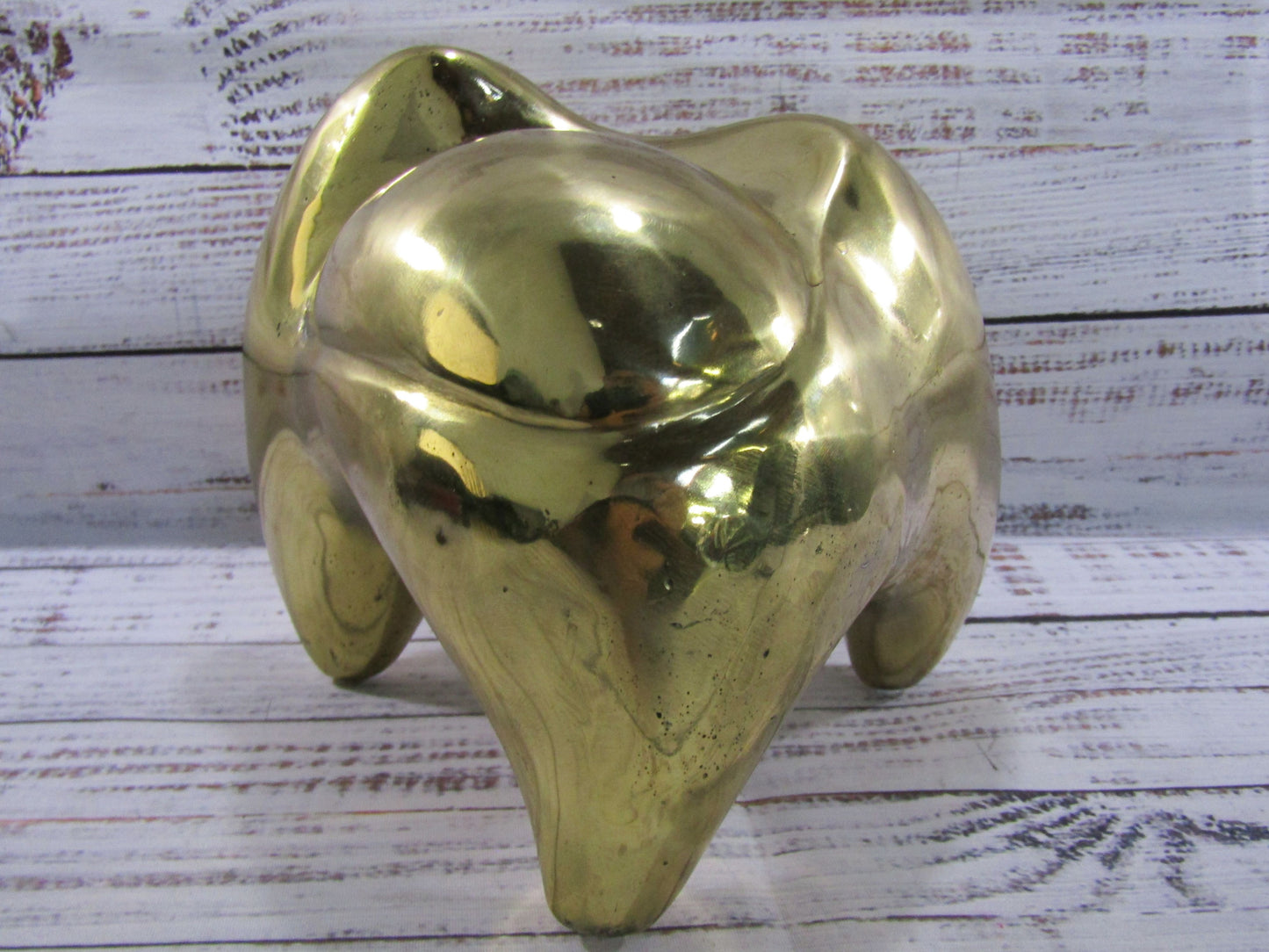 Noir Alien Brass Sculpture