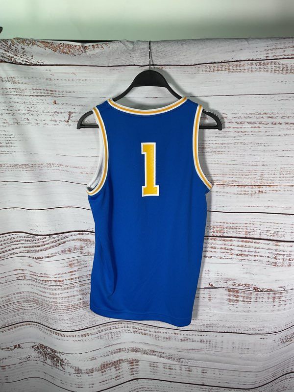 UCLA Bruins Air Jordan Nike #1 Basketball Jersey Blue Youth XL