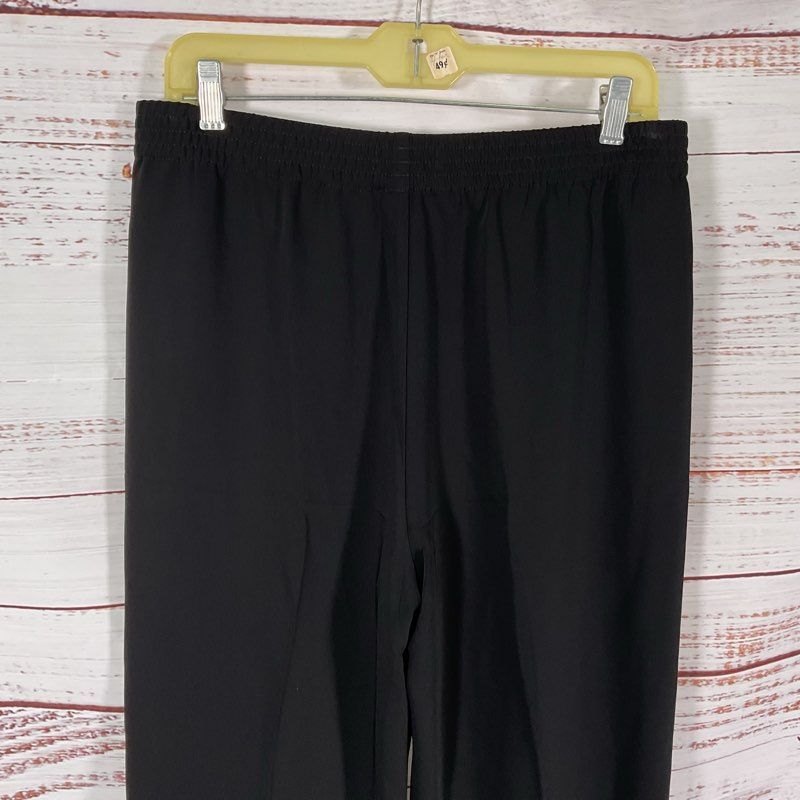 NWT Madewell Black & Brown Side Stripe Pull On Track Pants - Size M