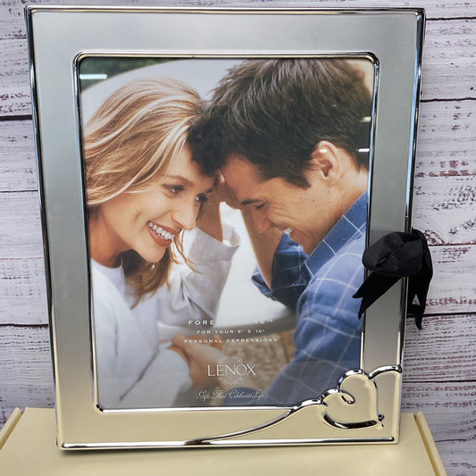 Lenox Forevermore Album 8x10 Silverplated Heart Photo Album 4x6 5x8 8x10 Pages