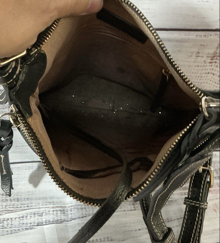 Women's Dooney & Bourke Black Leather Handbag AS IS