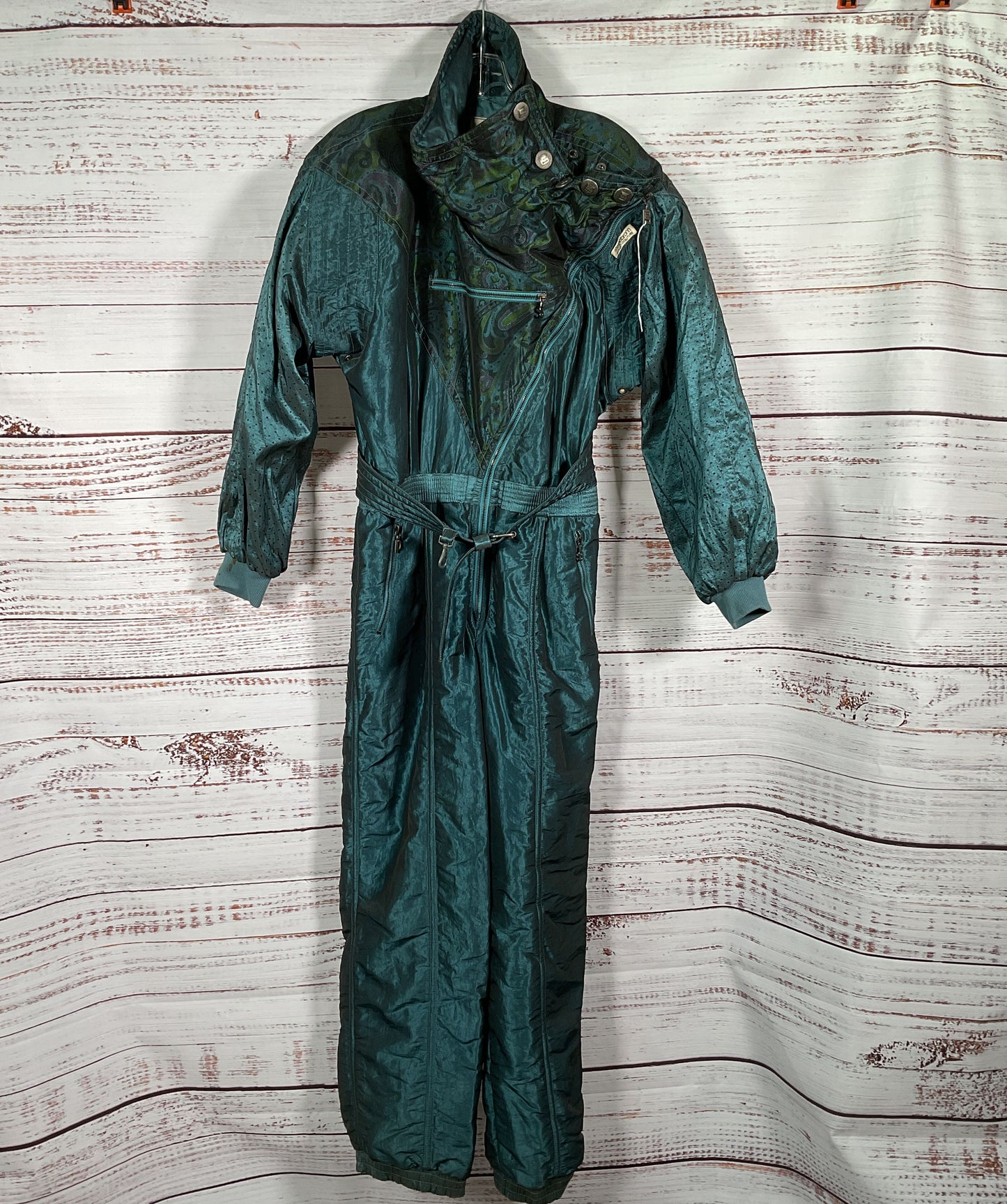 Peter Steinebronn Vintage One Piece Snow Suit Green