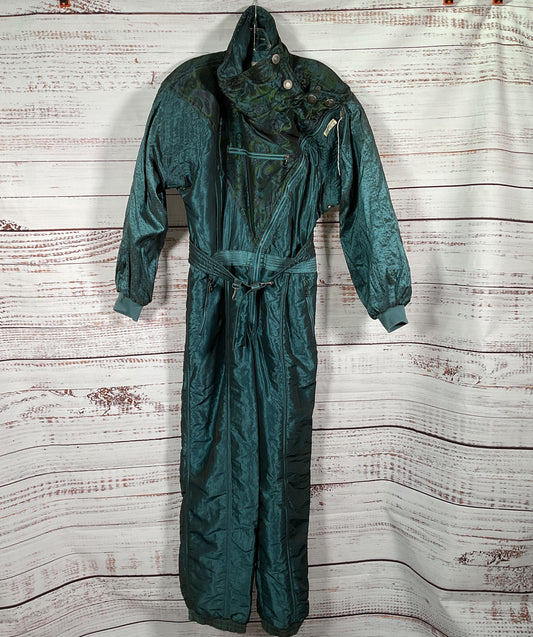 Peter Steinebronn Vintage One Piece Snow Suit Green