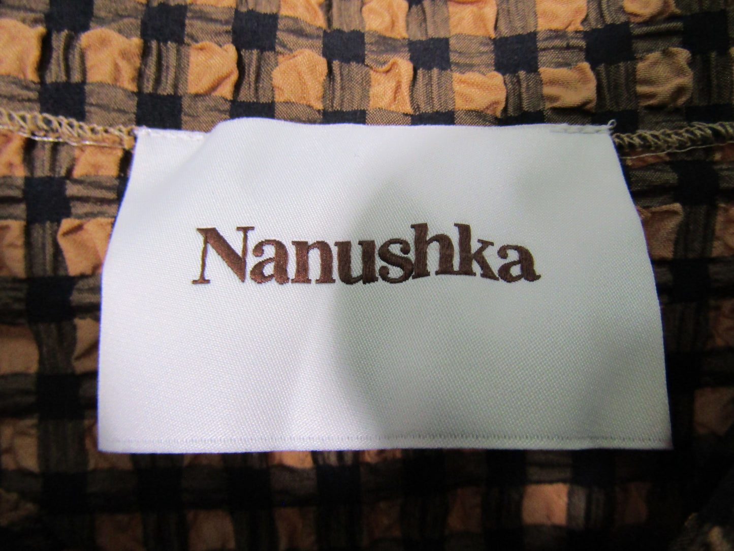 Nanushka Rana Women's Crisscrossing Halter Neck Strap Bodysuit Size S
