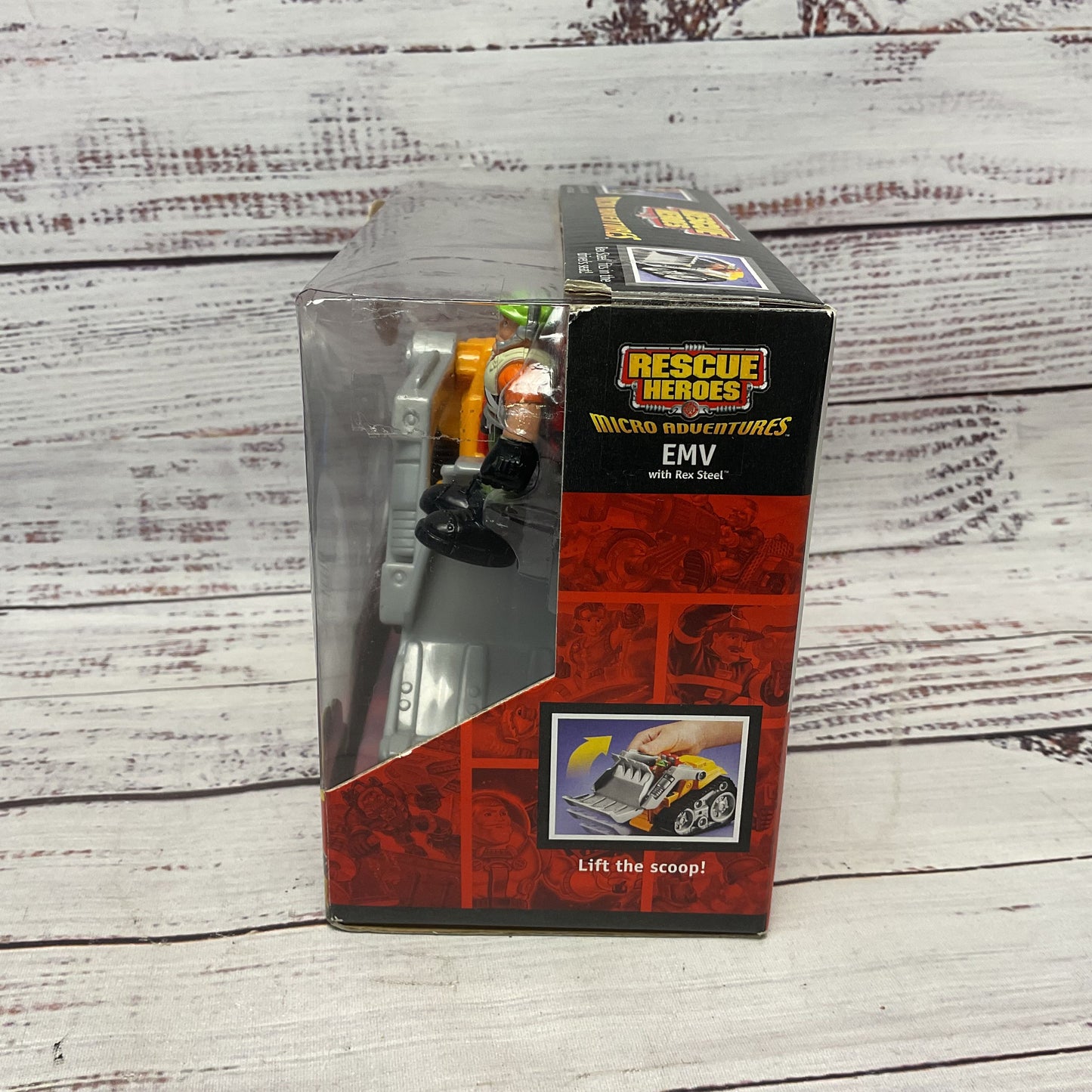 Rescue Heroes Micro Adventures EMV With Rex Steel New Sealed