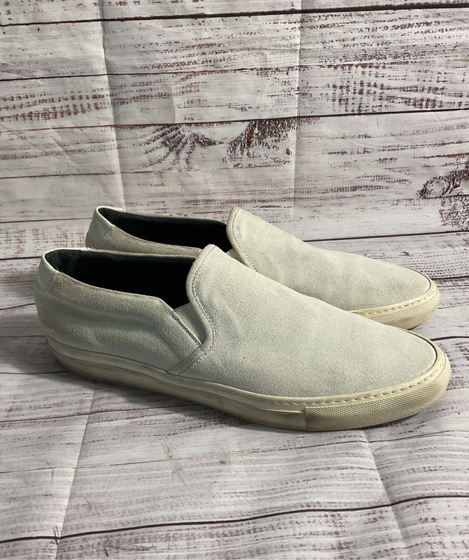 Common Projects Slip On Shoe Size 46 EU Light Grey Suede Achilles 13 US