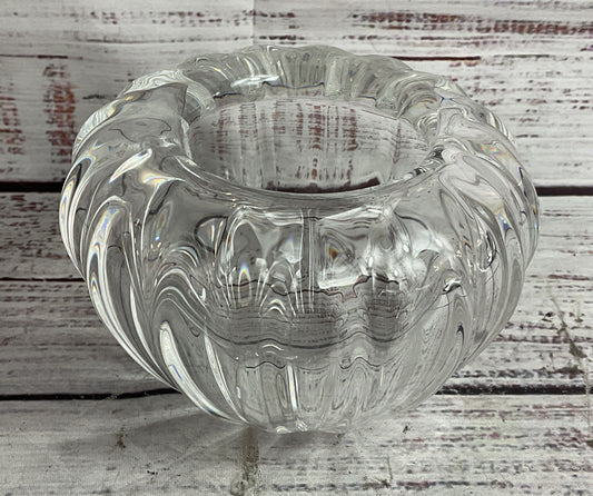Steuben Glass Flare 3.5" Bowl Vase Clear