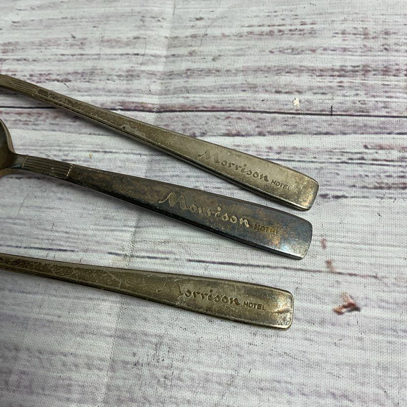 Oneida Morrison Hotel 3 Pc. Silver Plated Flatware Lot