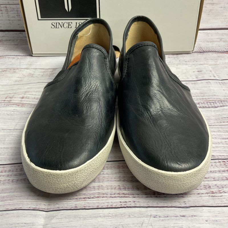 Frye Dylan Black Tumbled Leather Slip-On Shoe Women's Size 7M
