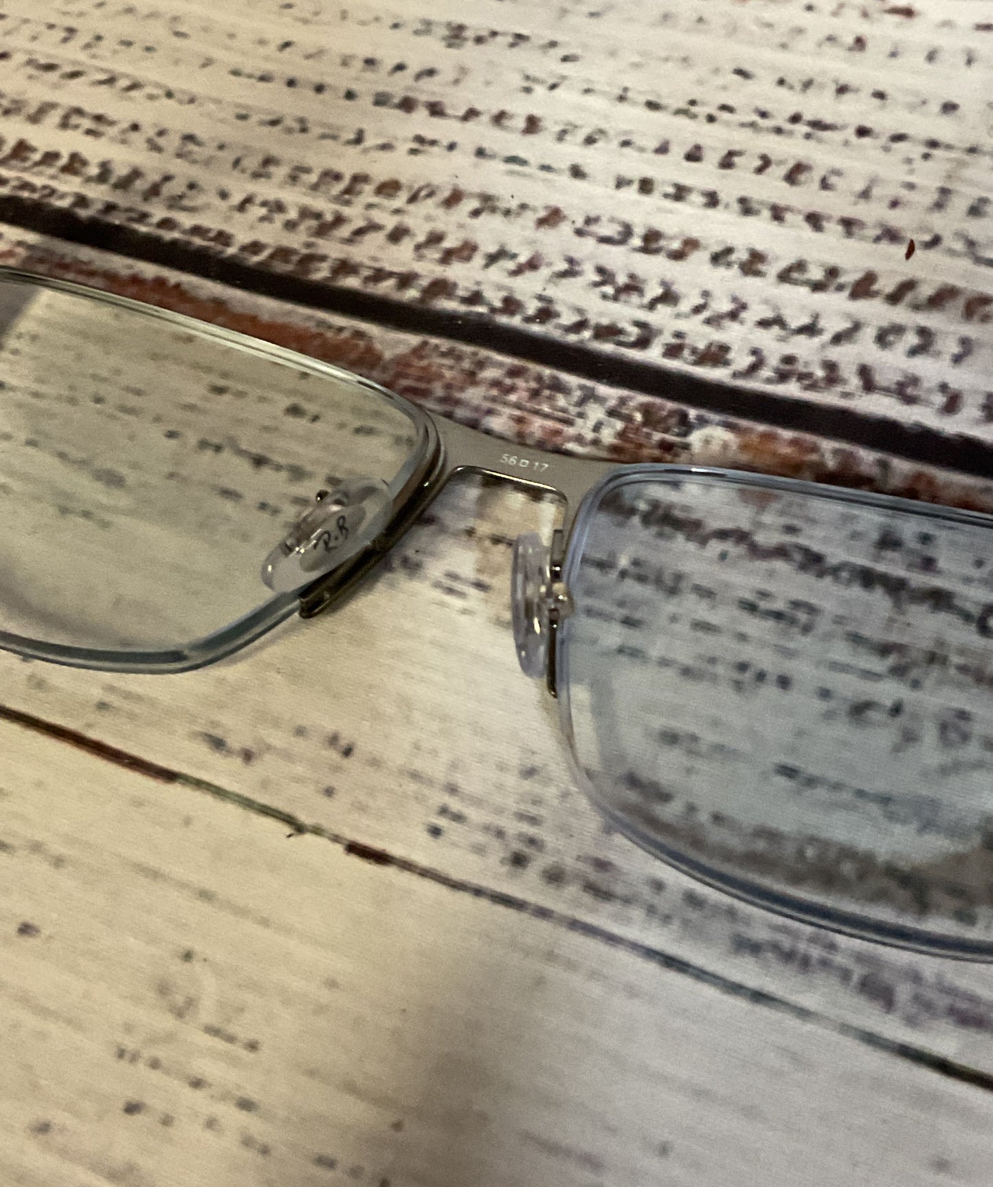 Ray Ban Gray RB6335 2855 145 Eyeglasses Frames Only with Case