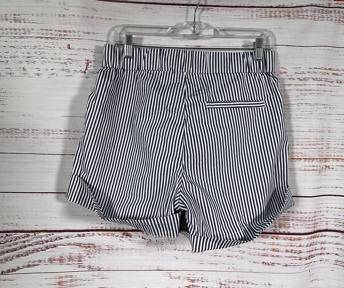 Everlane Striped The Easy Short Blue White 10