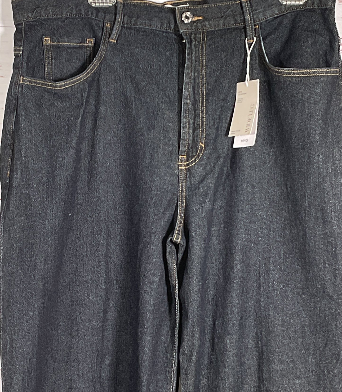 MNG Wide leg High Waist Jeans Blue 46