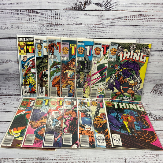 The Thing 2-96 Comic Book 14 Comic Lot 1980s