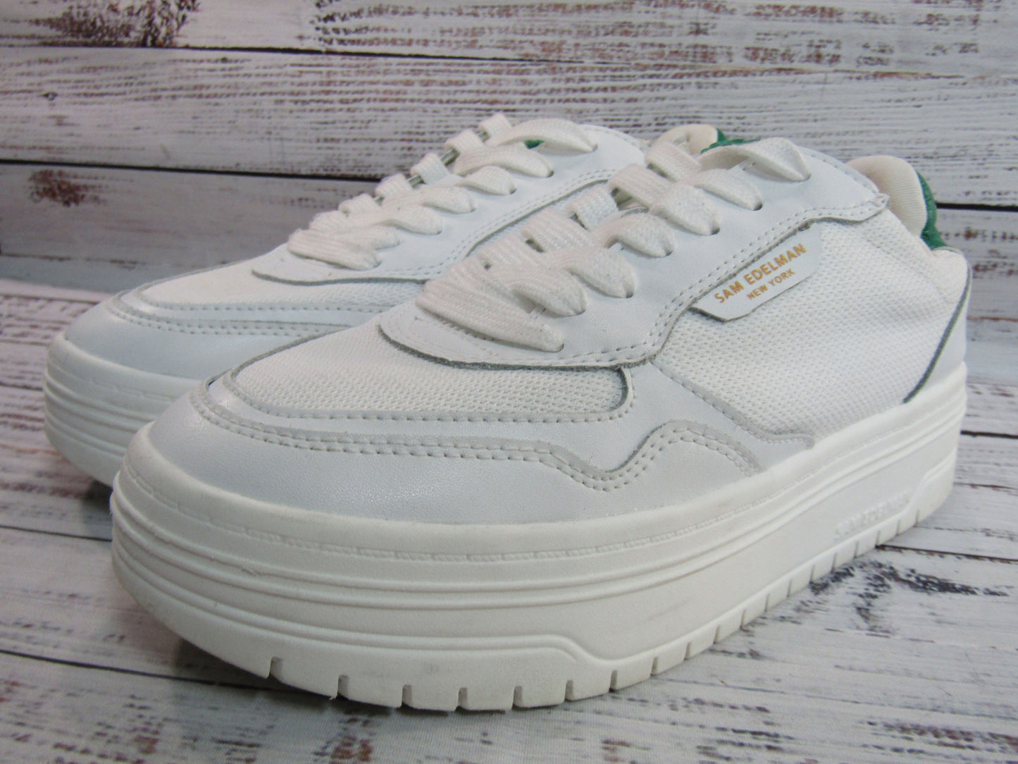Sam Edelman Blaine Women's White Low Top Sneakers Size 8.5