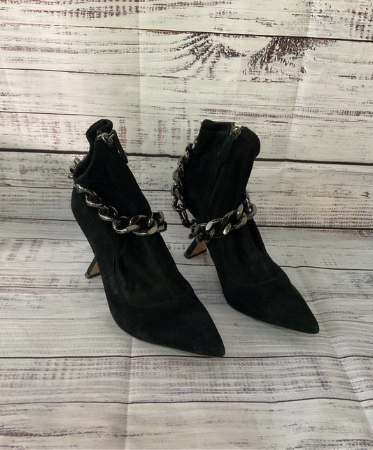 Women's Nicholas Kirkwood Black Lea Bootie with chains Size 5 Retail $850