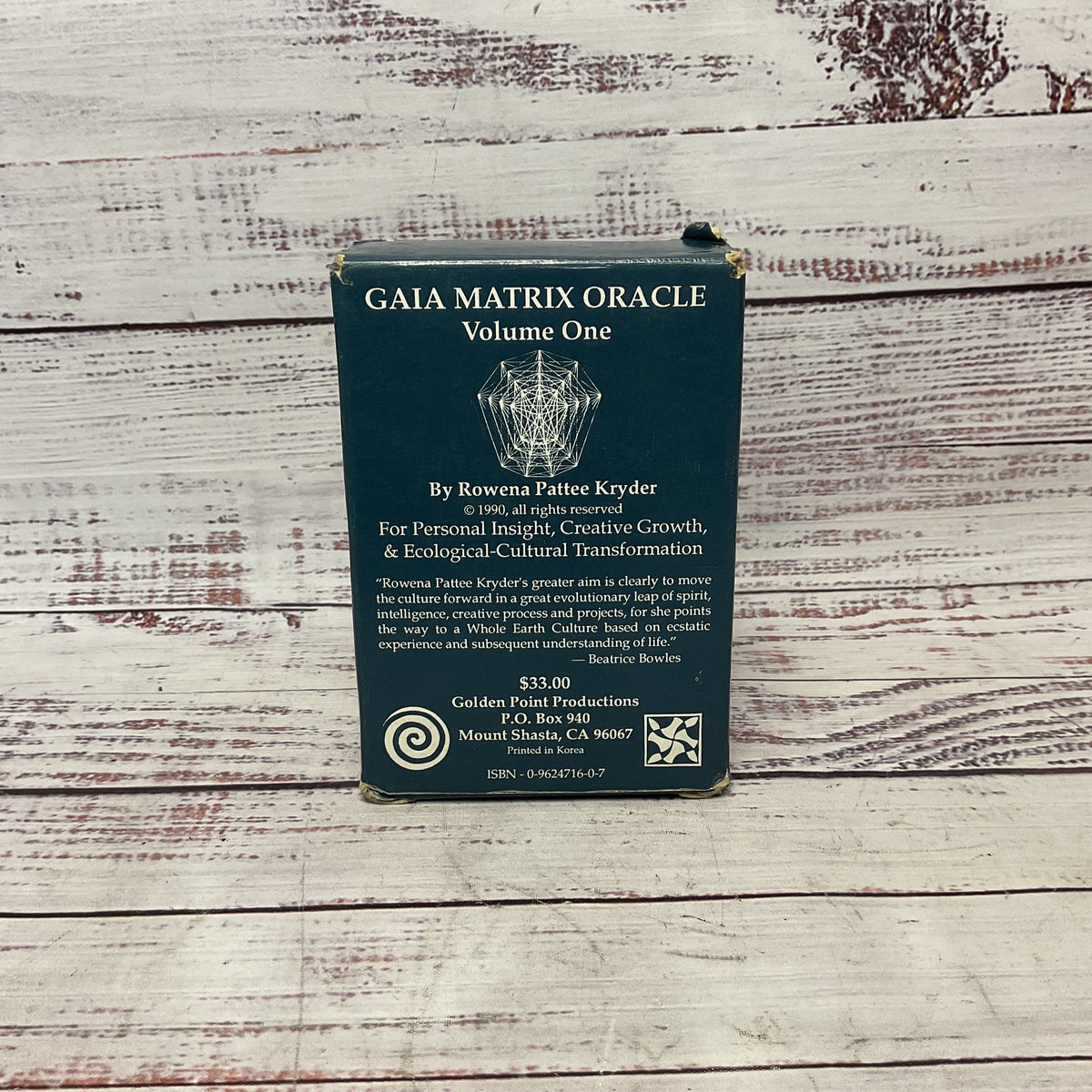 Gaia Matrix Oracle Cards Volume 1 Worlds, Major Arcana, And Symbols 112 Cards