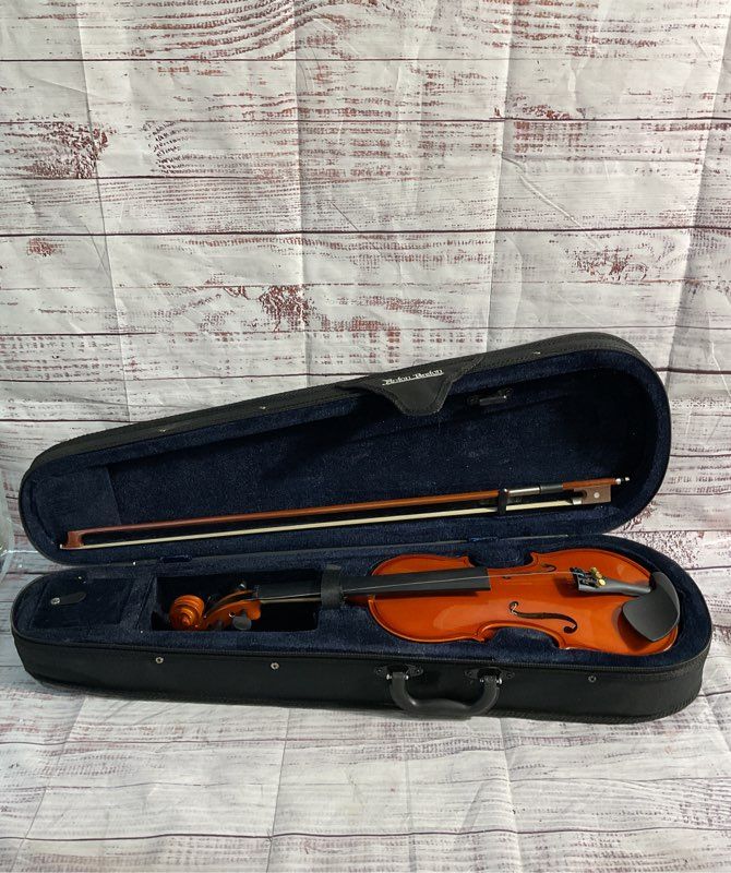 Anton Breton Ab 05 1/2 Student Violin With Case- Missing Strings
