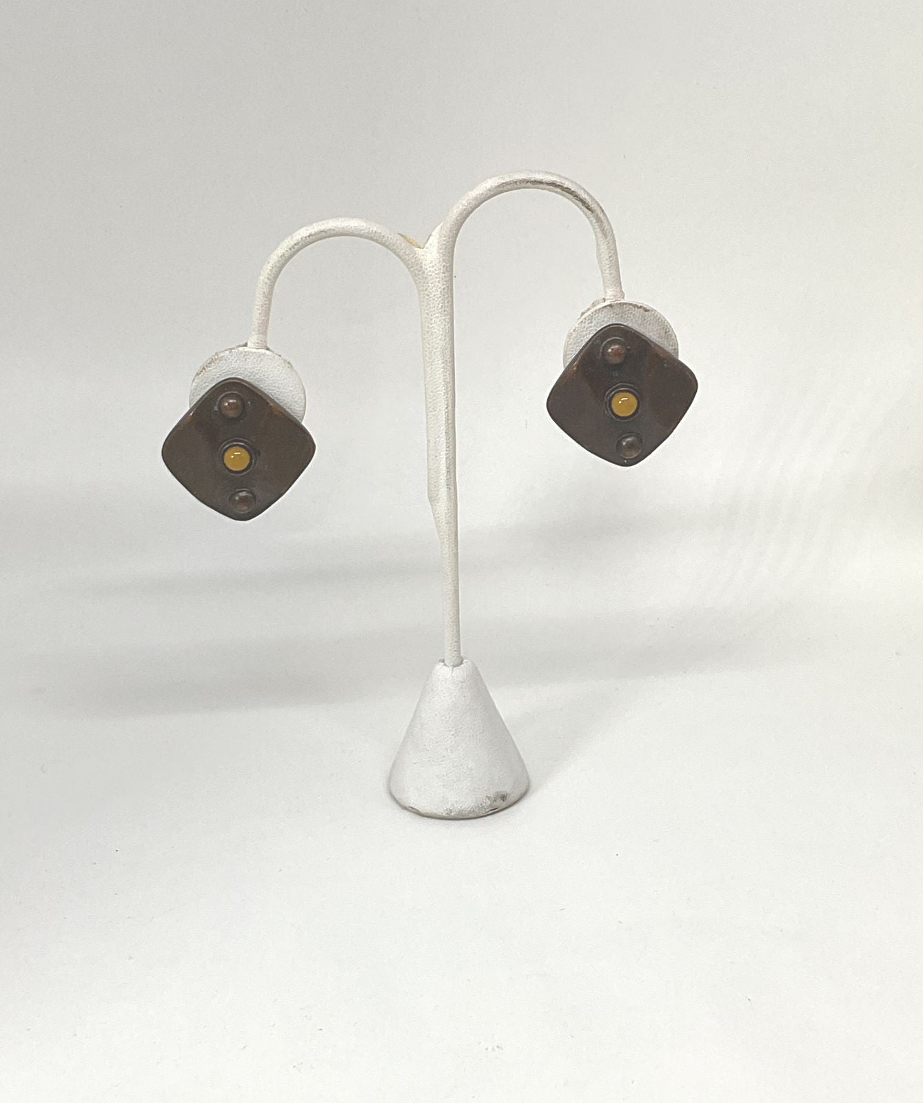 Ben Amun Metal Vintage Clip On Earrings