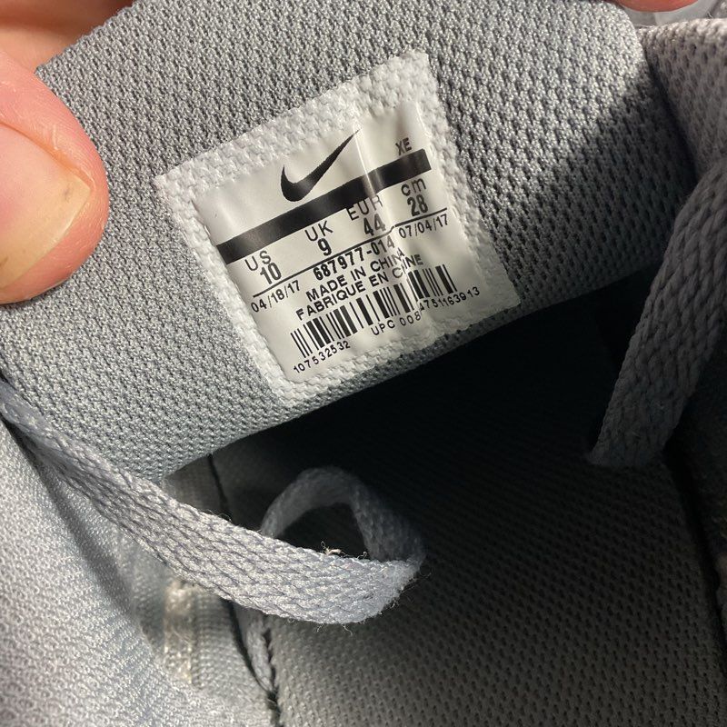 Nike Air Max LTD 3 Grey/White Athletic Shoe Men's Size 10