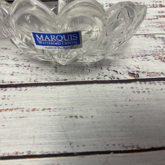 Marquis By Waterford Crystal Glass Ring Holder Dish Bowl 4"x4"x2.5"