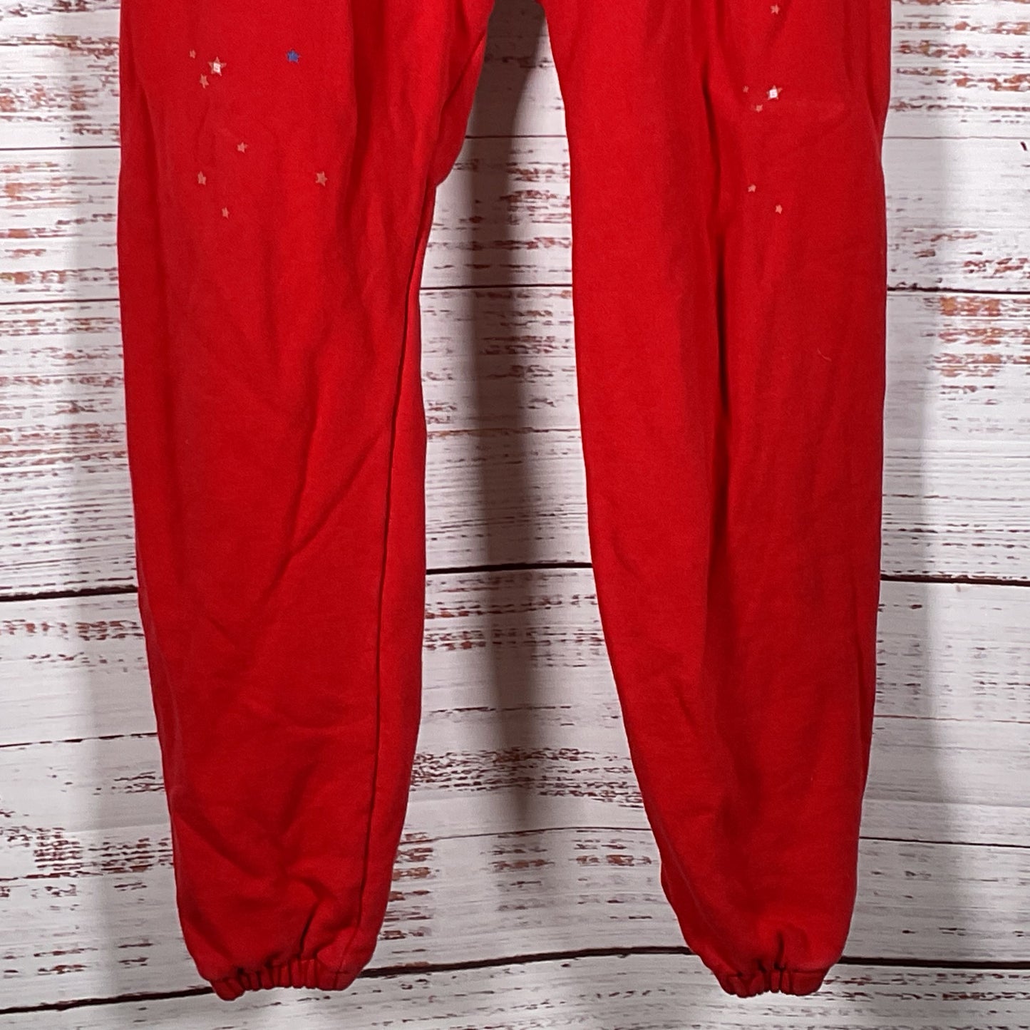 SP5DER Women's Red Sweat Pants- SZ XL