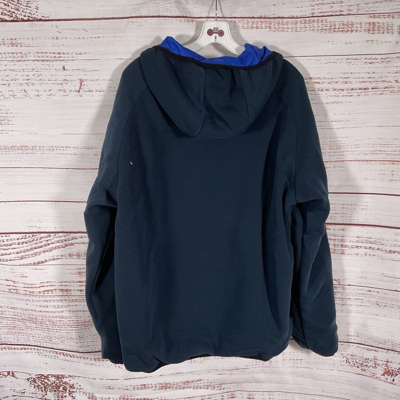 U.S. Polo Assn. Blue Reversible Full Zip Hooded Jacket - Size XL