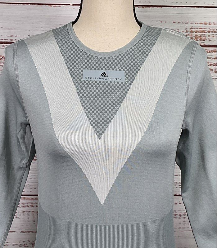 Adidas by Stella McCartney Activewear Top Gray S