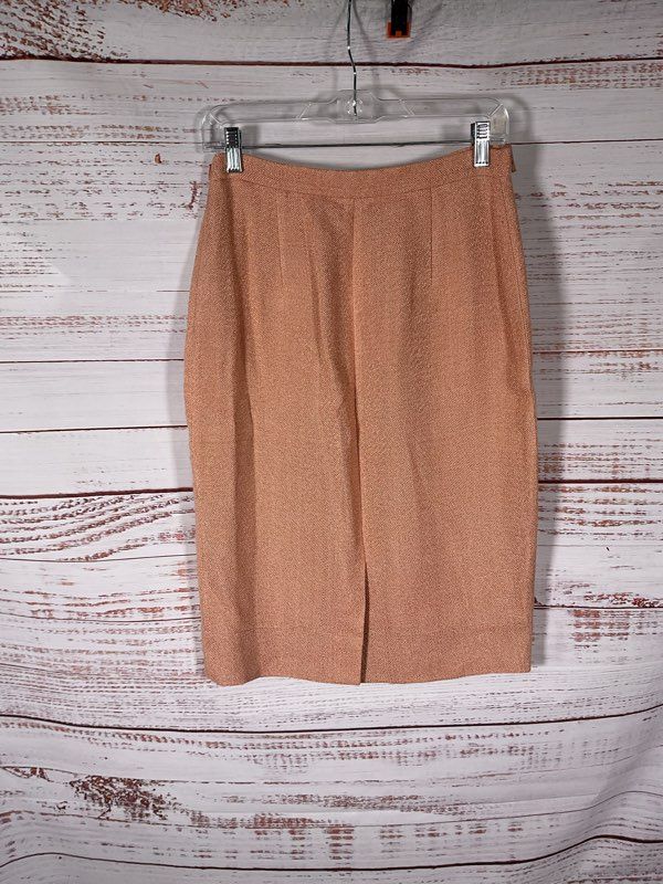 Prada Women's Pink Knit Short Skirt Size 44 EU/ 8 US Straight