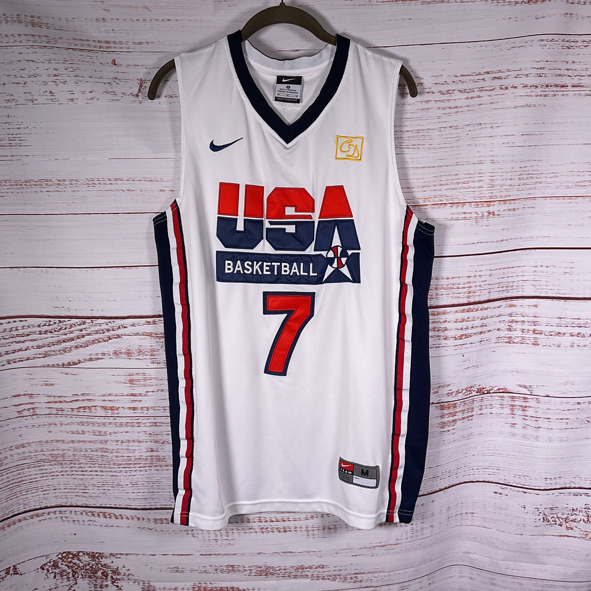 Nike Team USA Larry Bird #7 Basketball Jersey Size Medium