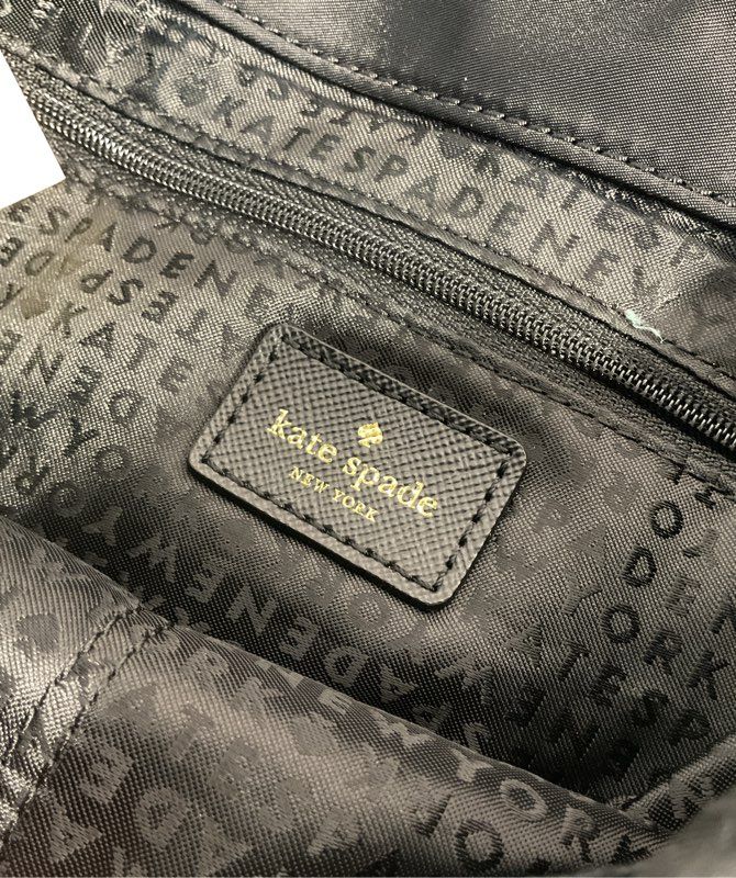 KATE SPADE Wilson Road Miri Purse Crossbody Bag Nylon Black - Missing Strap